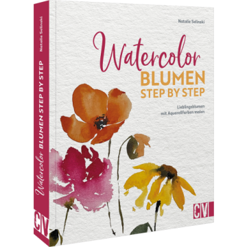 Watercolor Blumen Step by Step